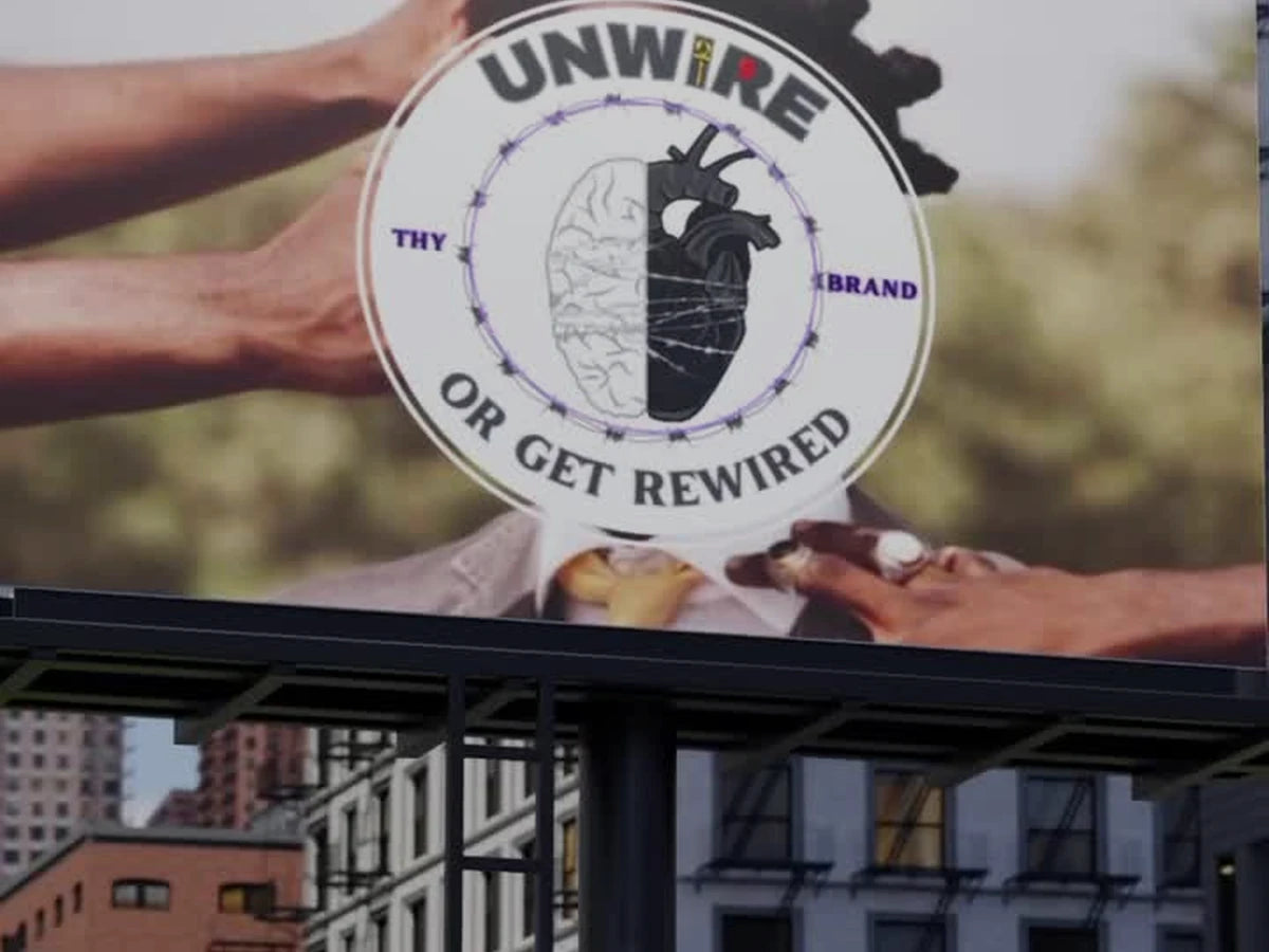 Unwire billboard brand visual